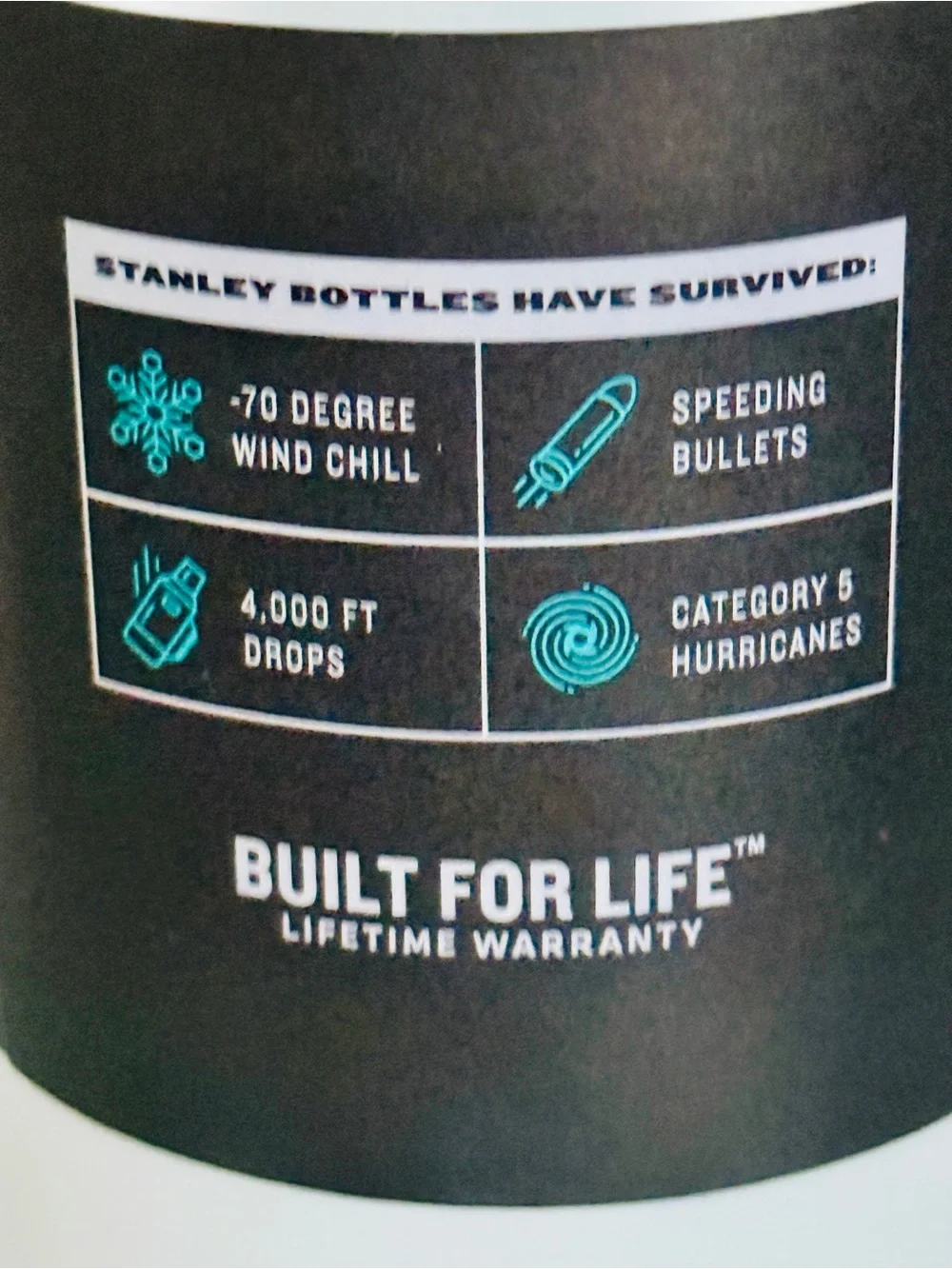 36oz Stanley Go Bottle Vacuum Water Bottle - White & Gray NWT